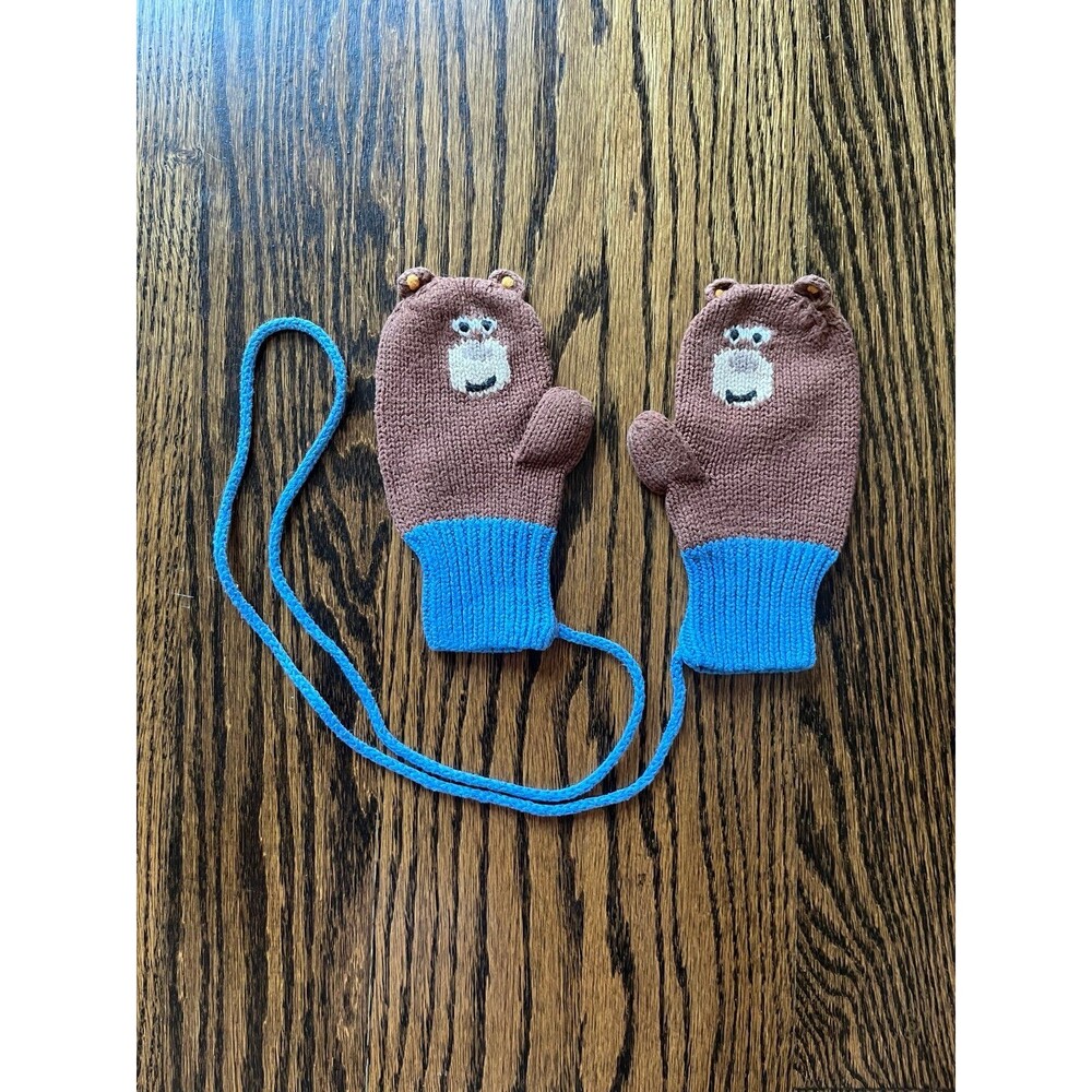 Hanna Andersson Cotton Bear Mittens (2-5Y)